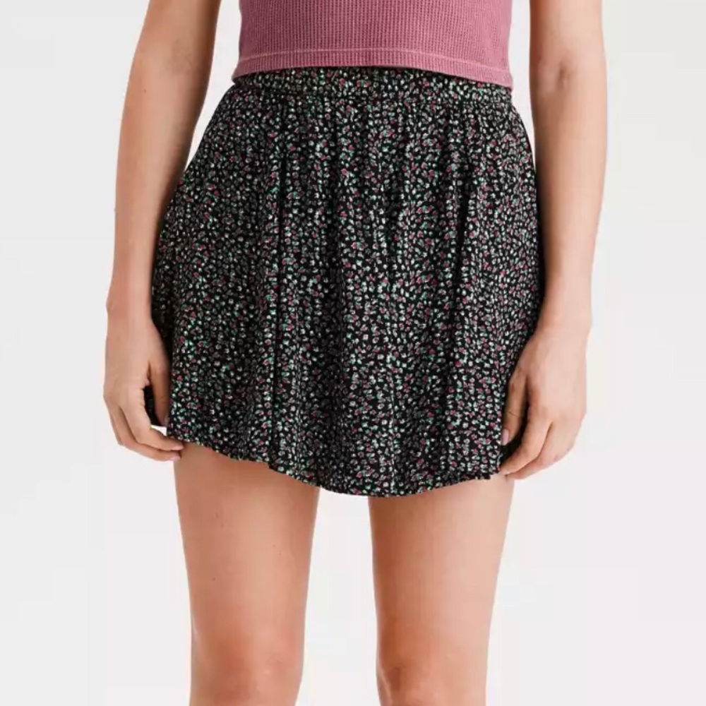 floral skirt
